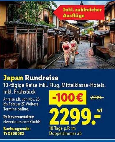Japan Rundreise