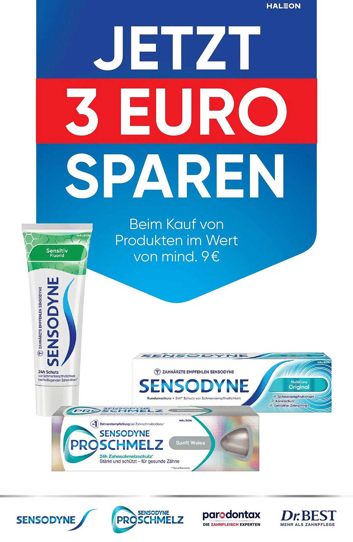 JETZT 3 EURO SPAREN