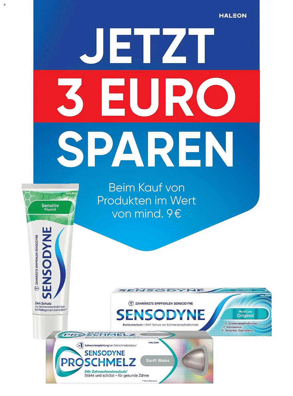 JETZT 3 EURO SPAREN