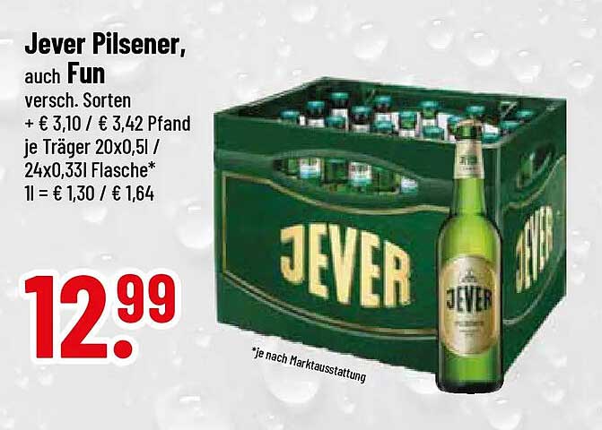 Jever Pilsener, auch Fun