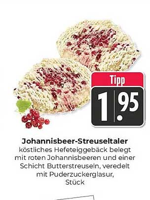 Johannisbeer-Streuseltaler