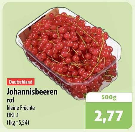 Johannisbeeren rot