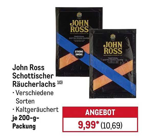 John Ross Schottischer Räucherlachs