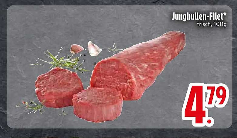 Jungbullen-Filet* frisch, 100g
