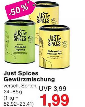 Just Spices Gewürzmischung