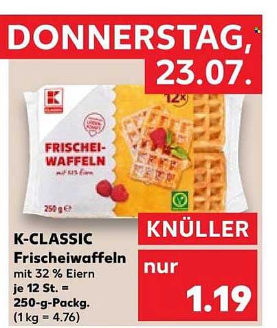 K-CLASSIC Frischeiwaffeln