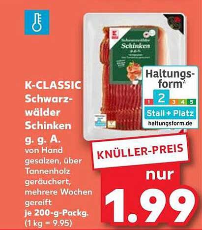 K-CLASSIC Schwarzwälder Schinken g. A.
