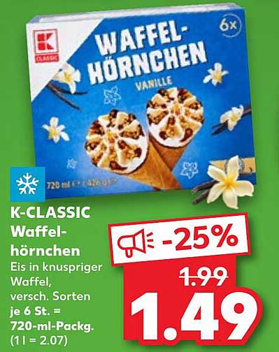K-CLASSIC Waffelhörnchen