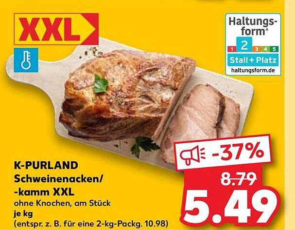 K-PURLAND Schweinenacken/-kamm XXL