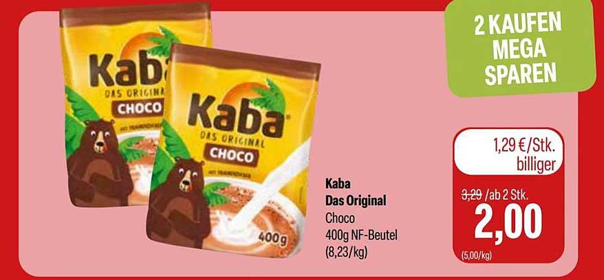 Kaba Das Original Choco 400g NF-Beutel