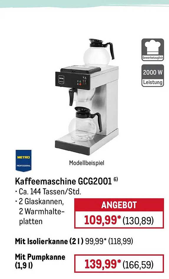 Kaffeemaschine GCG2001 6)