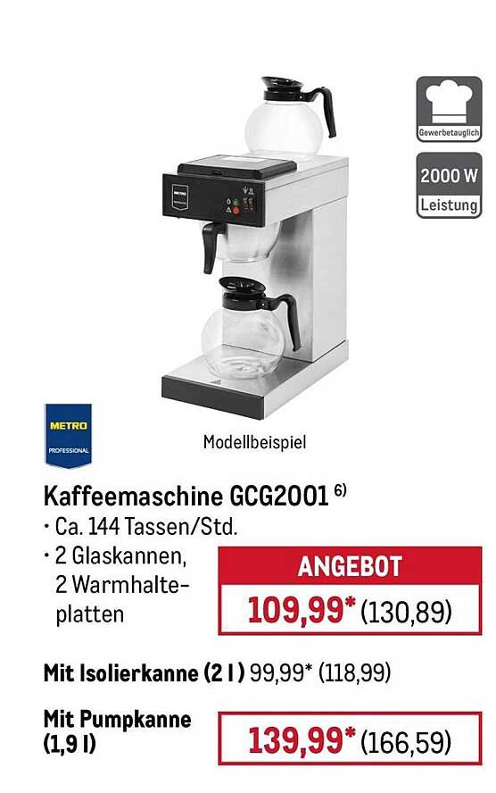 Kaffeemaschine GCG2001