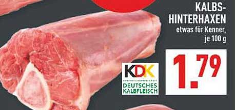 KALBS-HINTERHAXEN etwas für Kenner, je 100 g