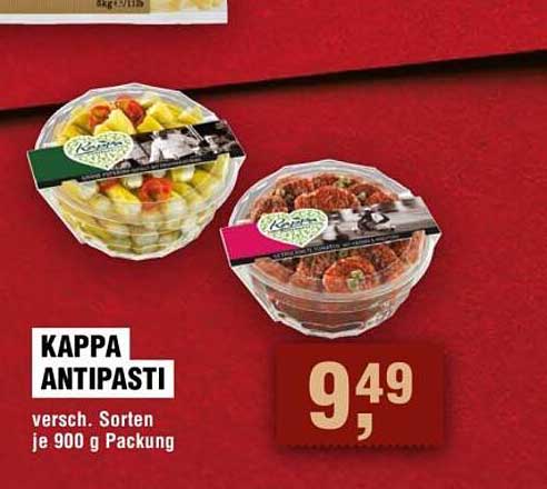 KAPPA ANTIPASTI versch. Sorten je 900 g Packung