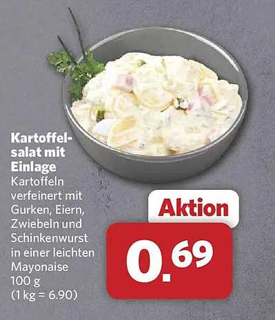 Kartoffelsalat mit Einlage