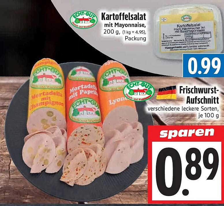 Kartoffelsalat mit Mayonnaise, 200 g (1 kg = 4,95), Packung