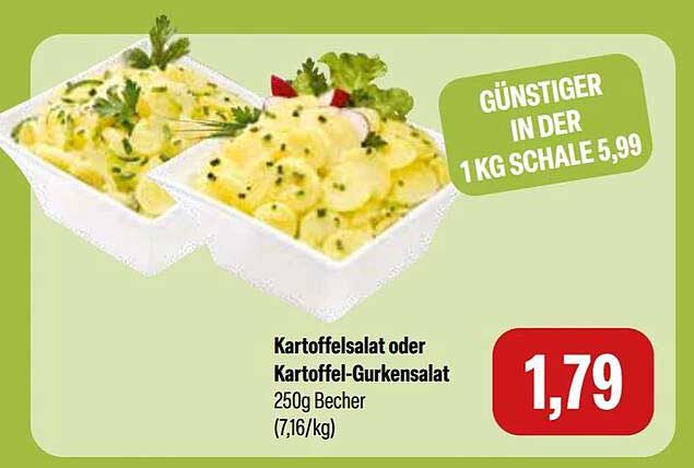 Kartoffelsalat oder Kartoffel-Gurkensalat