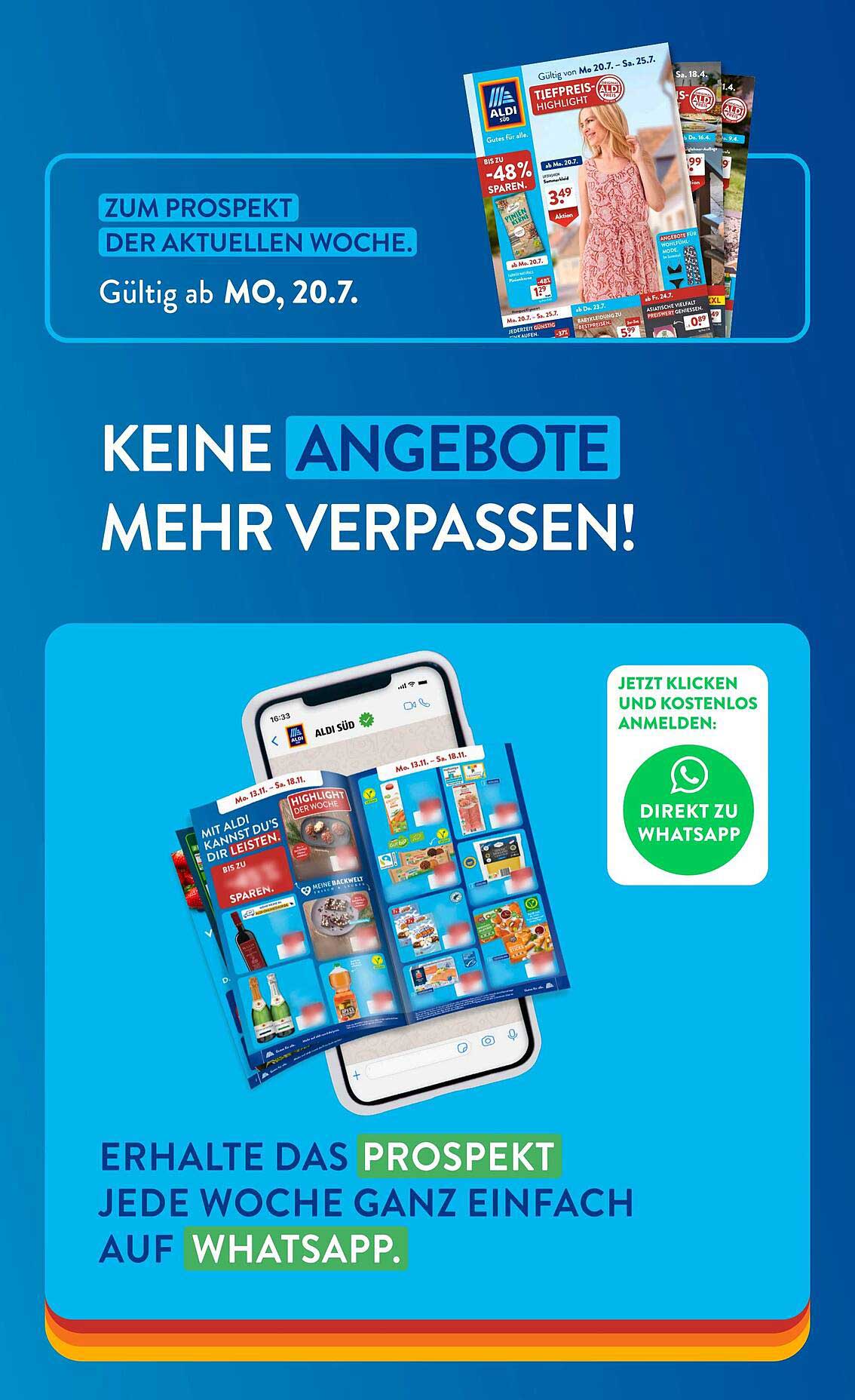 KEINE ANGEBOTE MEHR VERPASSEN!