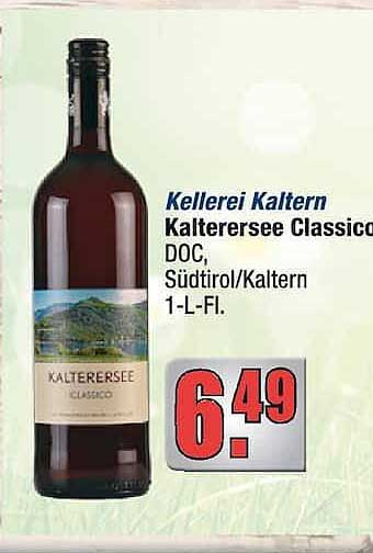 Kellerei Kaltern Kalterersee Classico DOC, Südtirol/Kaltern 1-L-Fl.