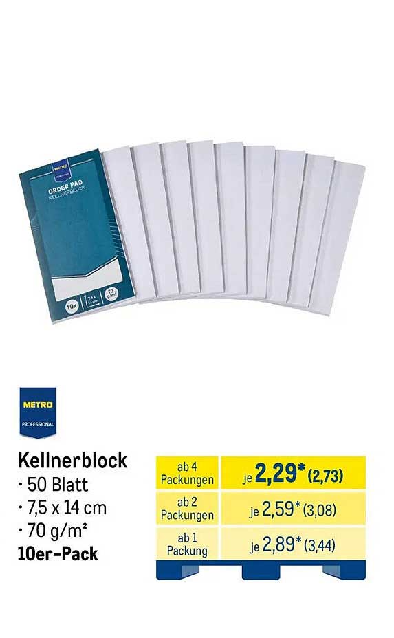 Kellnerblock
