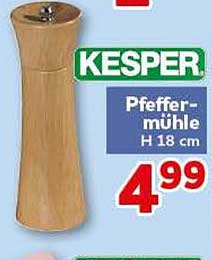 Kesper Pfeffermühle H 18 cm