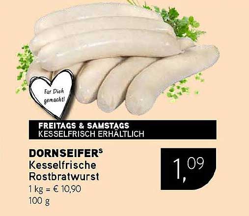 Kesselfrische Rostbratwurst