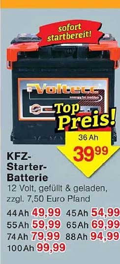 KFZ-Starter-Batterie