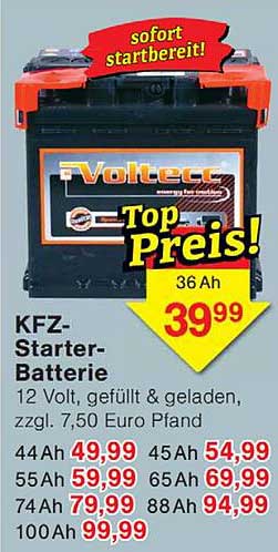 KFZ-Starter-Batterie