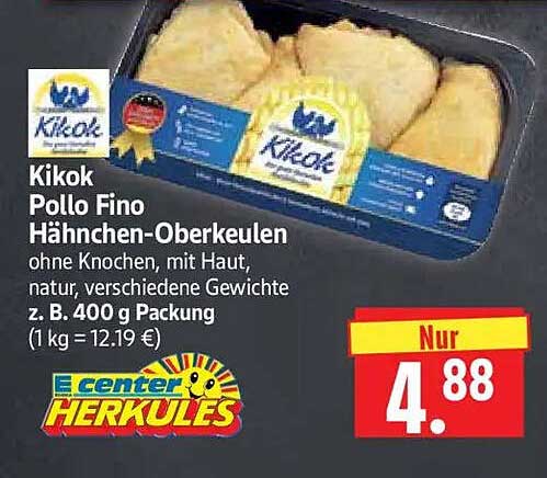 Kikok Pollo Fino Hähnchen-Oberkeulen