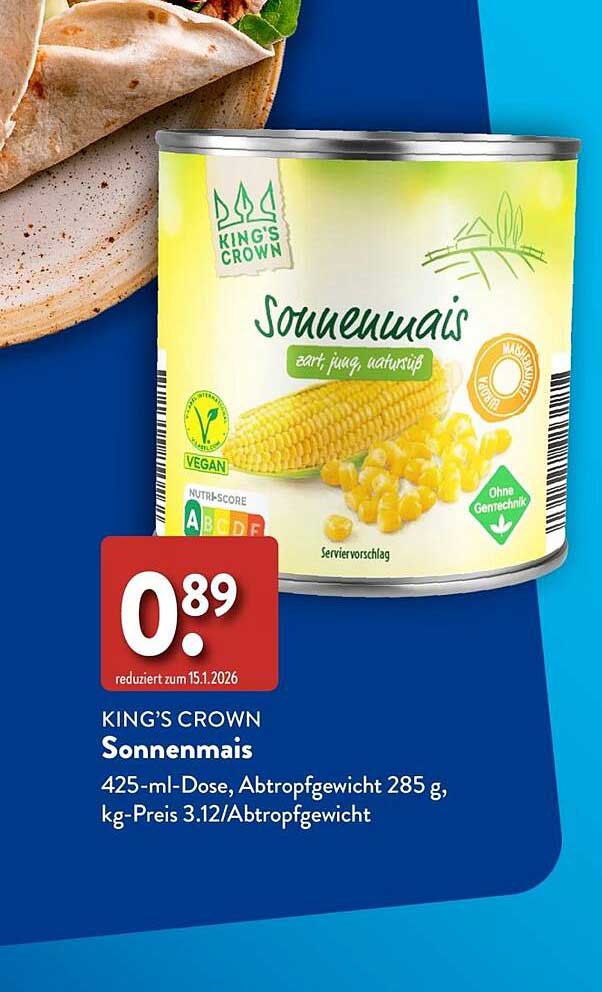KING'S CROWN Sonnenmais