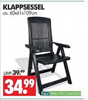 KLAPPSESSEL ca. 60x61x109cm