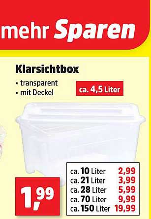 Klarsichtbox