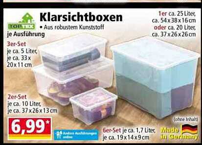 Klarsichtboxen
