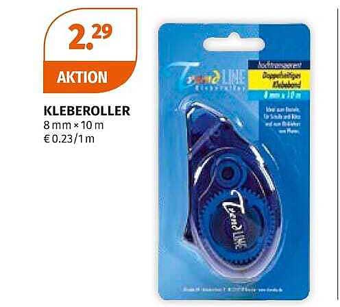 KLEBEROLLER 8 mm × 10 m