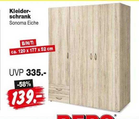 Kleiderschrank Sonoma Eiche