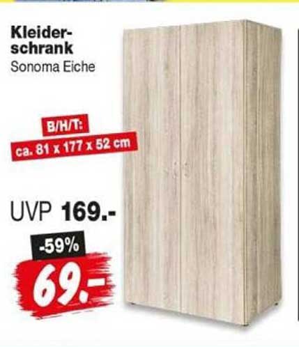 Kleiderschrank Sonoma Eiche