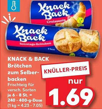 KNACK & BACK Brötchen zum Selberbacken