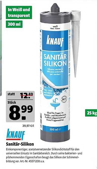KNAUF Sanitär-Silikon