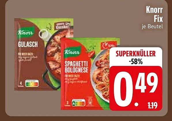 Knorr Fix je Beutel