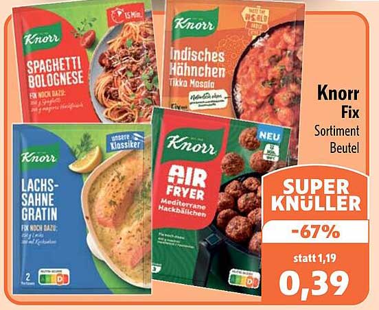 Knorr Fix Sortiment Beutel