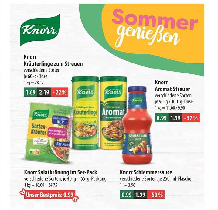 Knorr Kräuterlinge zum Streuen