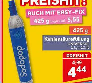 Kohlensäurefüllung UNIVERSAL
