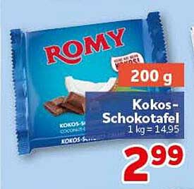 Kokos-Schokotafel
