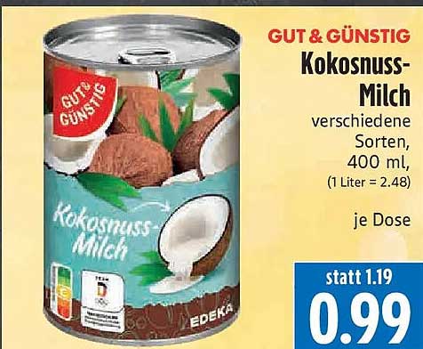 Kokosnuss-Milch