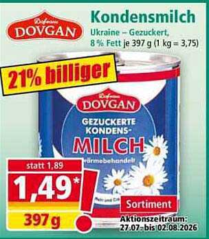 Kondensmilch