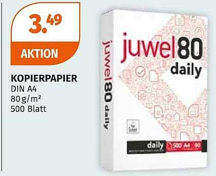 KOPIERPAPIER DIN A4 80 g/m² 500 Blatt