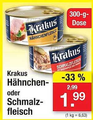 Krakus Hähnchen- oder Schmalzfleisch
