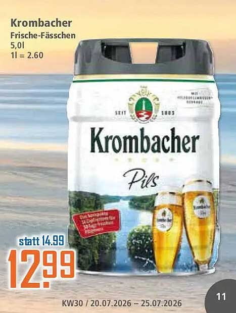 Krombacher Frische-Fässchen 5,0l
