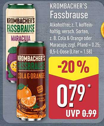 KROMBACHER'S Fassbrause