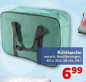 Kühltasche versch. Ausführungen, 43 x 30 x 18 cm, 24 l